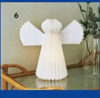 Bilka Engel Bordlampe i hvid papir tilbud