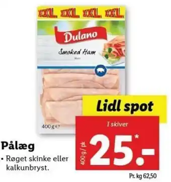 Lidl Pålæg 400g tilbud