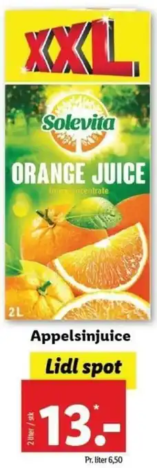 Appelsin Juice 2 Liter