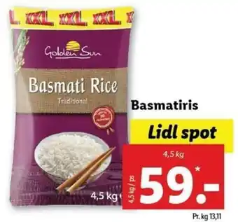 Lidl Basmatiris 4,5kg tilbud