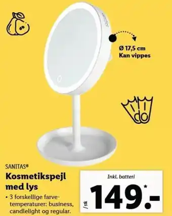 Kosmetikspejl Med Lys