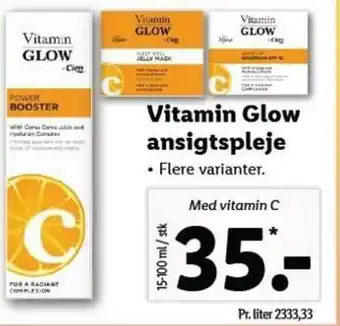 Vitamin Glow Ansigtspleje 15-100ml