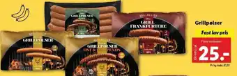 Lidl Grillpølser 300-600g tilbud