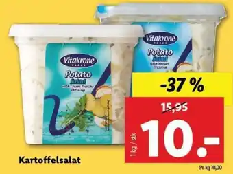Lidl Kartoffelsalat 1kg tilbud