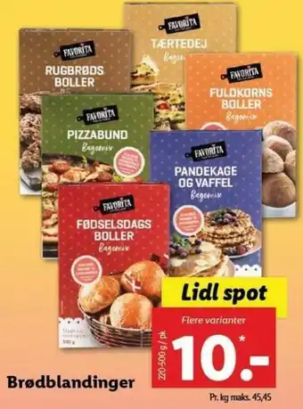 Brødblandinger 220-500g
