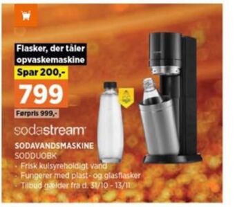 Power Sodastream sodavandsmaskine tilbud