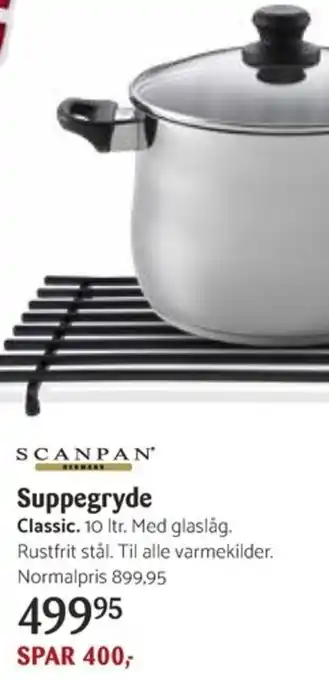 Kop & Kande Scanpan Suppegryde tilbud