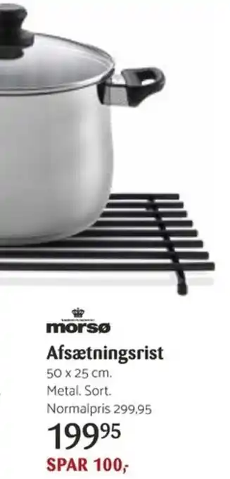 Kop & Kande Morsø Afsætningsrist 50x25cm tilbud