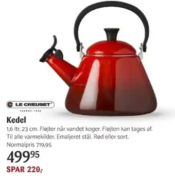Le Creuset Kedel 1.6Ltr. 23cm