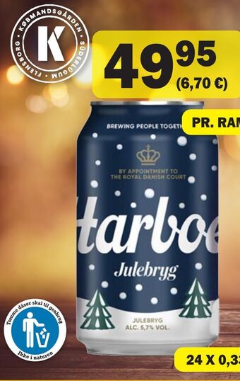 Købmandsgården Harboe julebryg tilbud