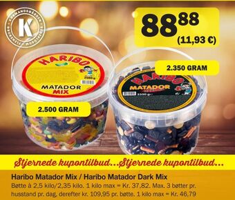 Haribo matador mix / haribo matador dark mix