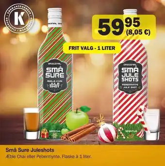 Købmandsgården Små sure juleshots tilbud