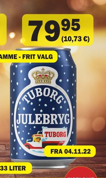 Købmandsgården Tuborg julebryg tilbud