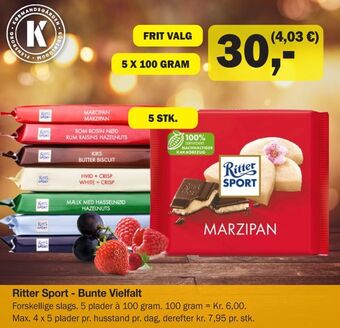 Købmandsgården Ritter sport - bunte vielfalt tilbud