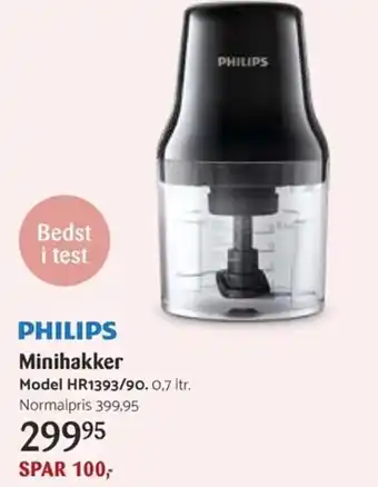 Kop & Kande Philips Minihakker Model Hr1393/90 tilbud