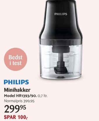 Kop & Kande Philips Minihakker Model Hr1393/90 tilbud
