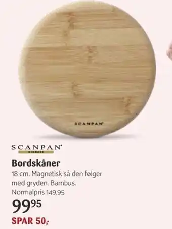 Kop & Kande Scanpan Bordskåner tilbud