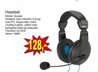 Harald Nyborg Headset tilbud