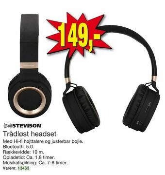 Harald Nyborg Trådløst headset tilbud