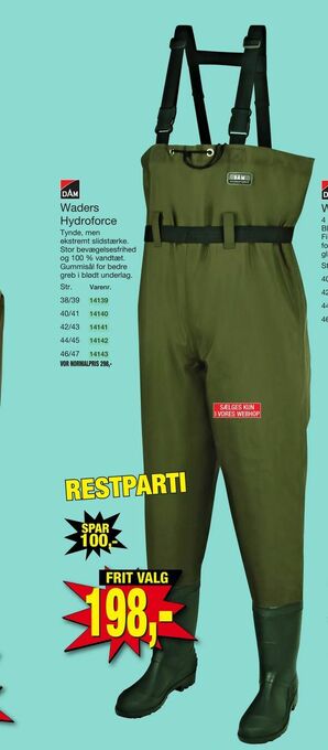 Harald Nyborg Waders Hydroforce tilbud