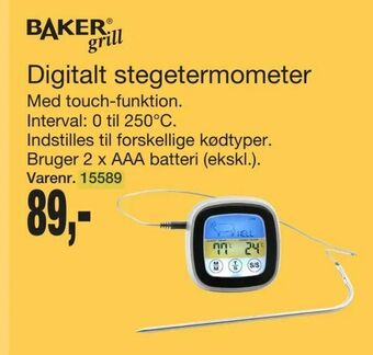 Harald Nyborg Digitalt stegetermometer tilbud