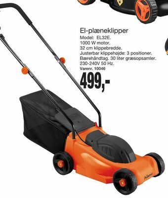 Harald Nyborg El-plæneklipper tilbud