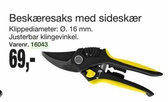 Harald Nyborg Beskæresaks med sideskær tilbud