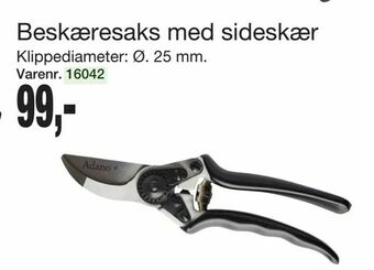 Harald Nyborg Beskæresaks med sideskær tilbud