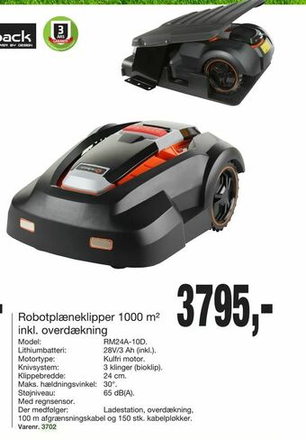Harald Nyborg Robotplæneklipper 1000 m2 inkl. overdækning tilbud