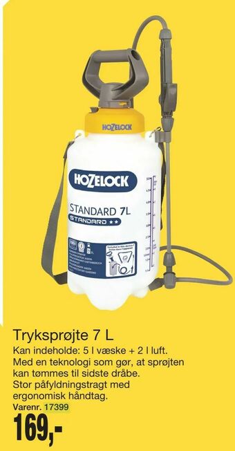 Harald Nyborg Tryksprøjte 7 L tilbud