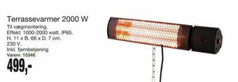 Harald Nyborg Terrassevarmer 2000 W tilbud