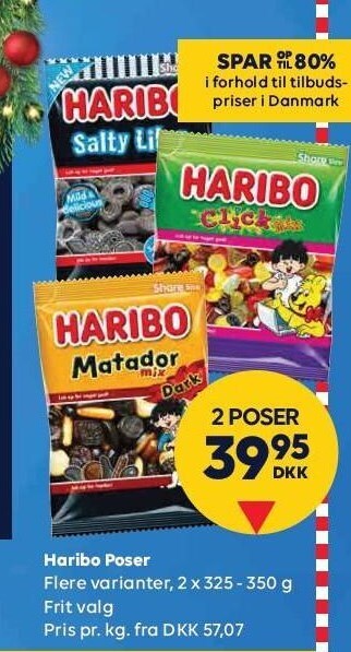 BorderShop Haribo poser tilbud