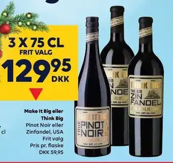 BorderShop Make it big el. think big 3 fl. tilbud