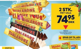 BorderShop Toblerone tilbud