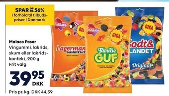 BorderShop Malaco poser tilbud