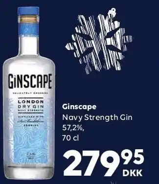 BorderShop Ginscape navy strength gin tilbud