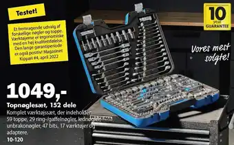 Biltema Topnøglesæt tilbud