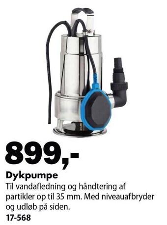 Biltema Dykpumpe tilbud