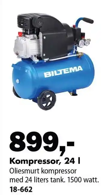 Biltema Kompressor tilbud