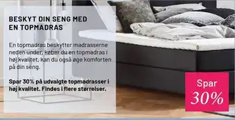Drømmeland Spar 30% på udvalgte topmadrasser tilbud