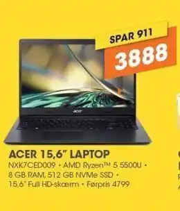 Expert Acer 15,6" laptop tilbud