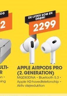 Expert Apple airpods pro (2. generation) tilbud