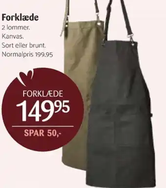 Kop & Kande Forklæde 2 Lommer tilbud