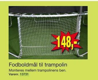 Harald Nyborg Fodboldmål til trampolin tilbud