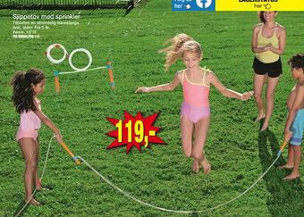 Harald Nyborg Sjippetov med sprinkler tilbud