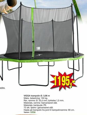 Kvalitetstrampolin fra JumpXFun