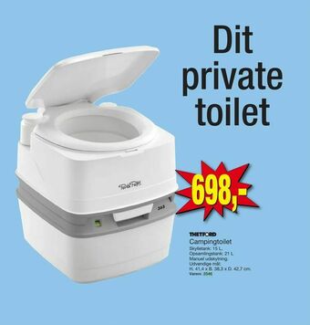 Harald Nyborg Campingtoilet tilbud
