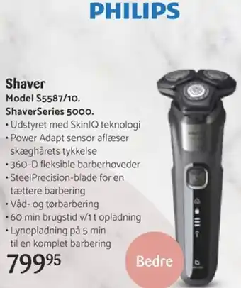 Kop & Kande Philips Shaver S5587/10 tilbud