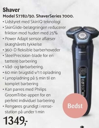 Kop & Kande Philips Shaver S7782/50 tilbud