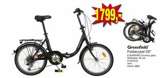 Harald Nyborg Foldecykel 20" tilbud